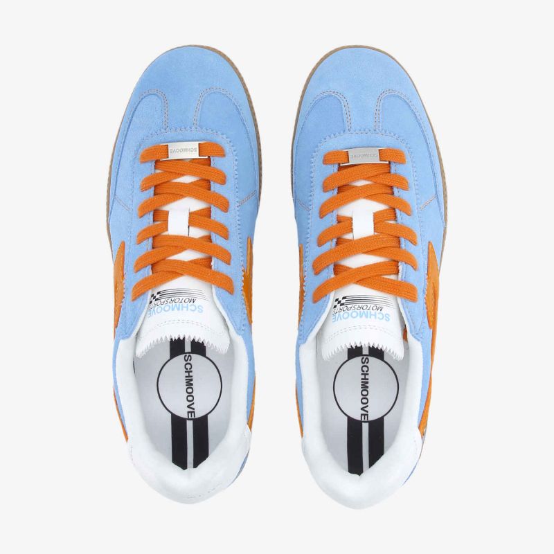 SHEFFIELD JOGGER M - SUEDE/NAPPA - BLUE/ORANGE